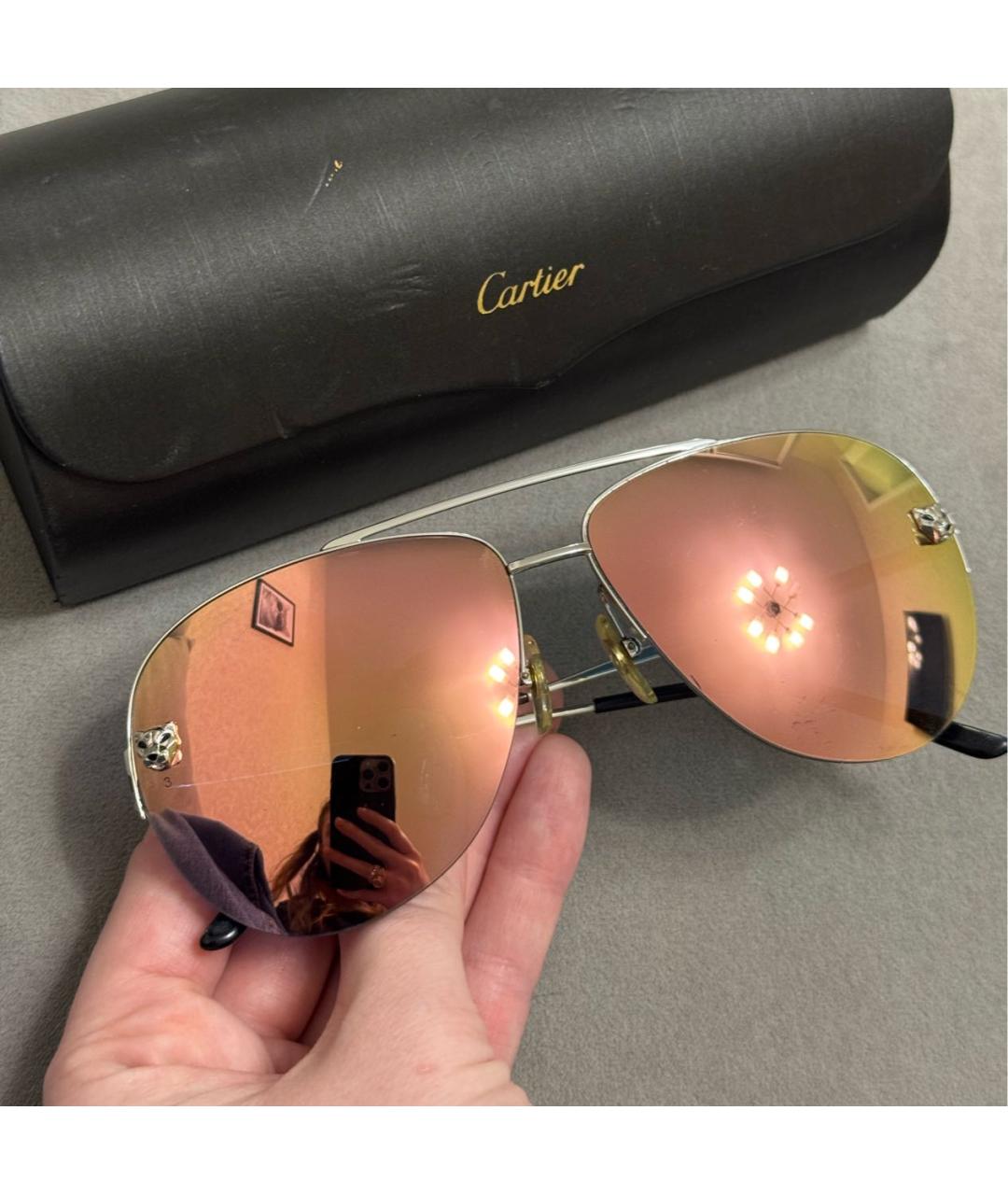 CARTIER Мульти пластиковые солнцезащитные очки, фото 9