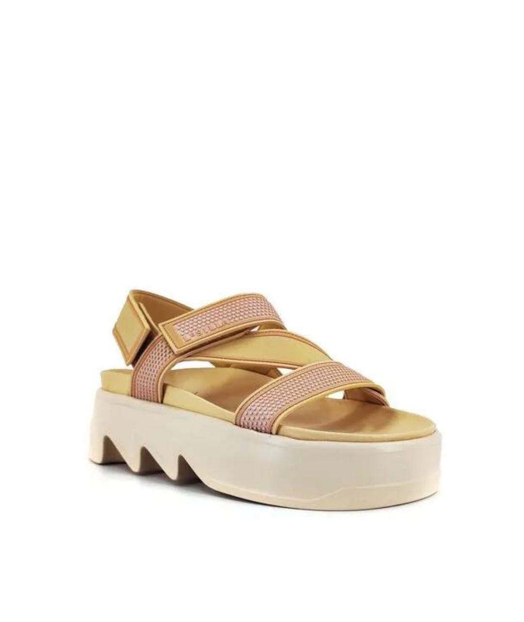 LE SILLA Розовые кожаные сандалии, фото 2