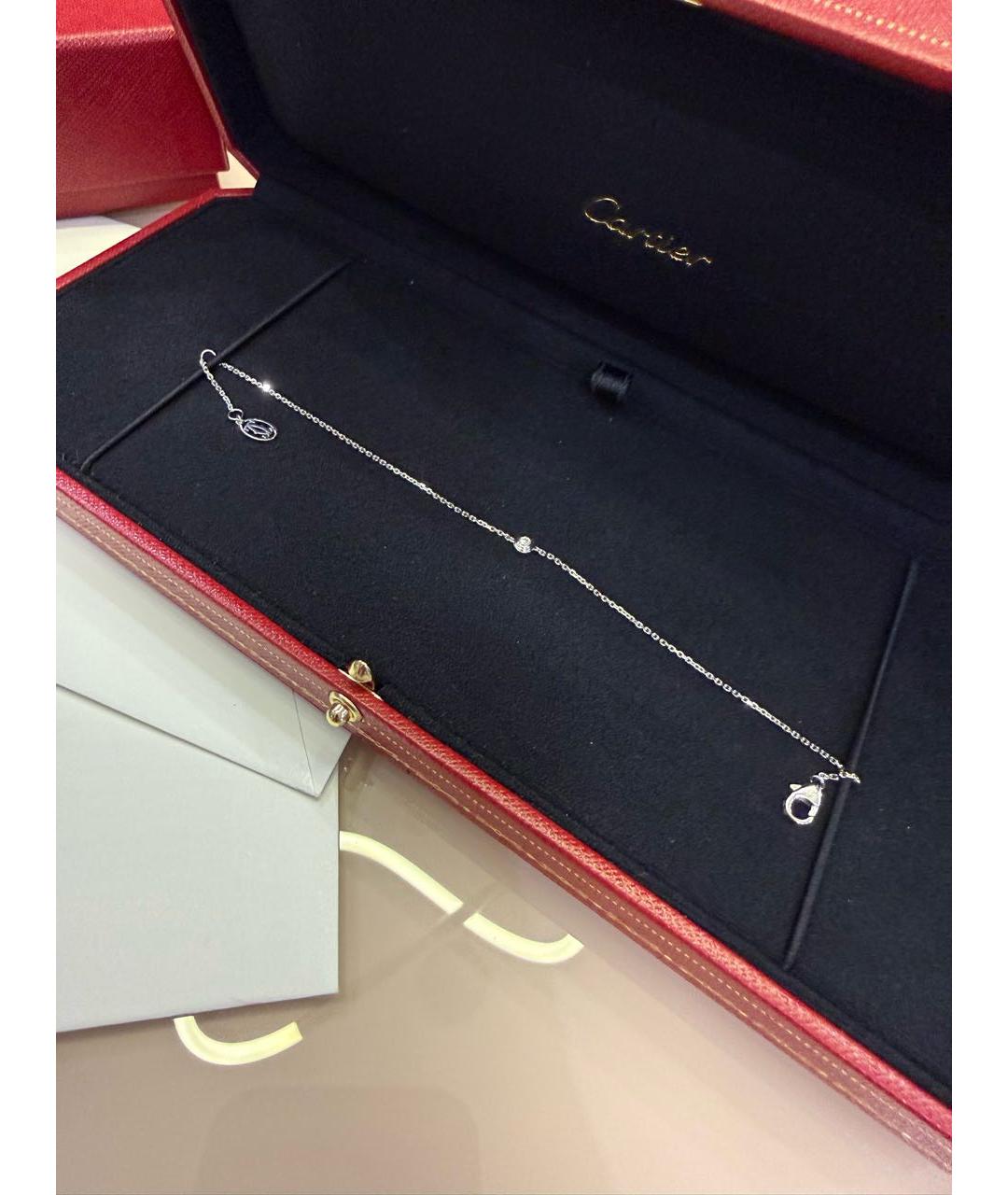 CARTIER Белый браслет из белого золота, фото 1