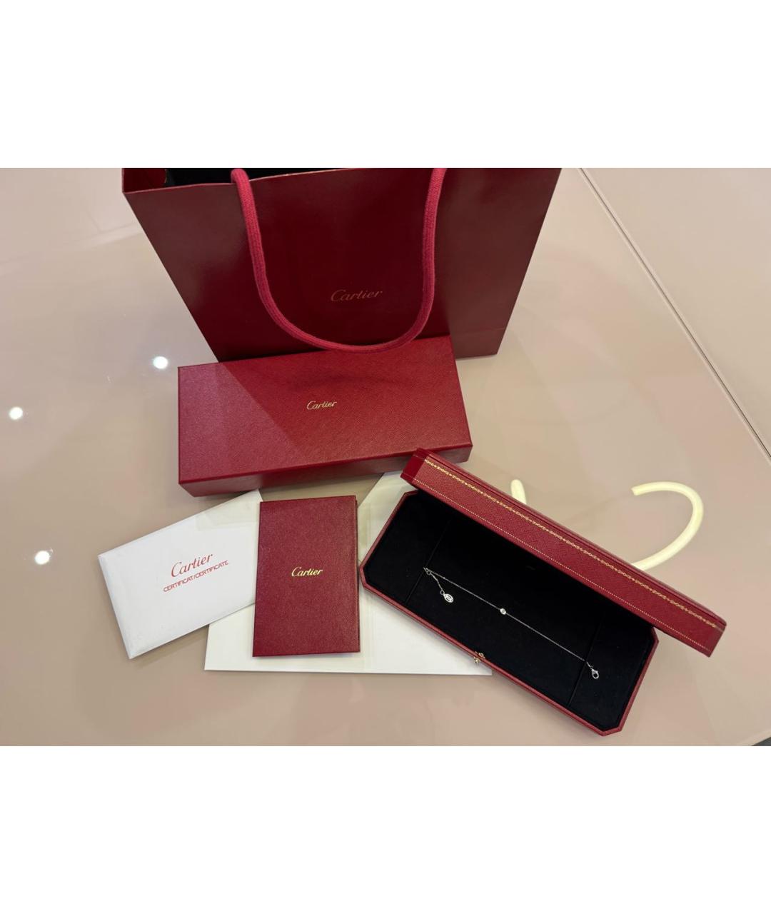 CARTIER Белый браслет из белого золота, фото 2