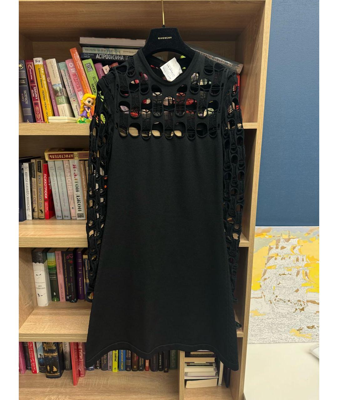 LOUIS VUITTON Черное вискозное вечернее платье, фото 5