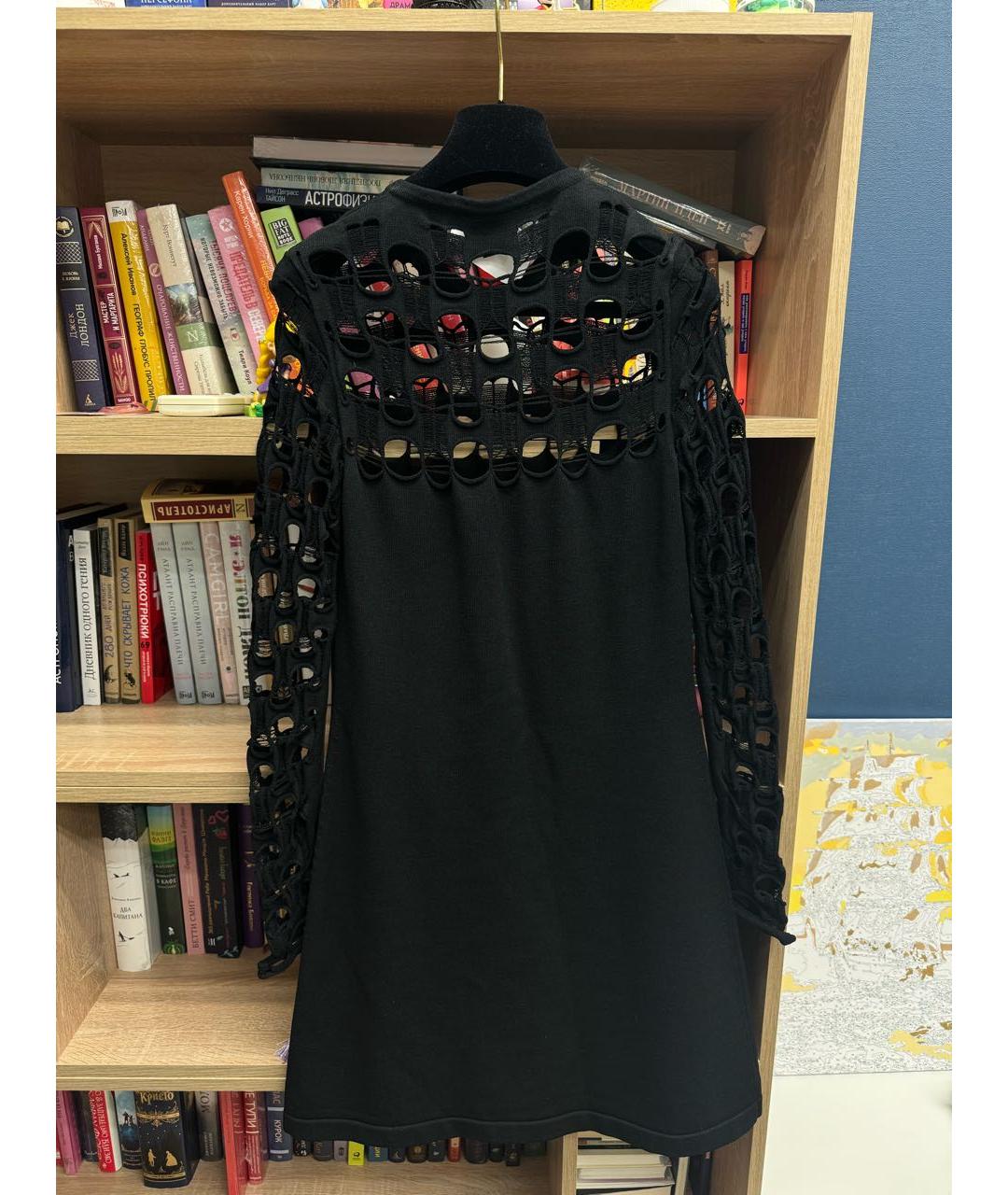 LOUIS VUITTON Черное вискозное вечернее платье, фото 2