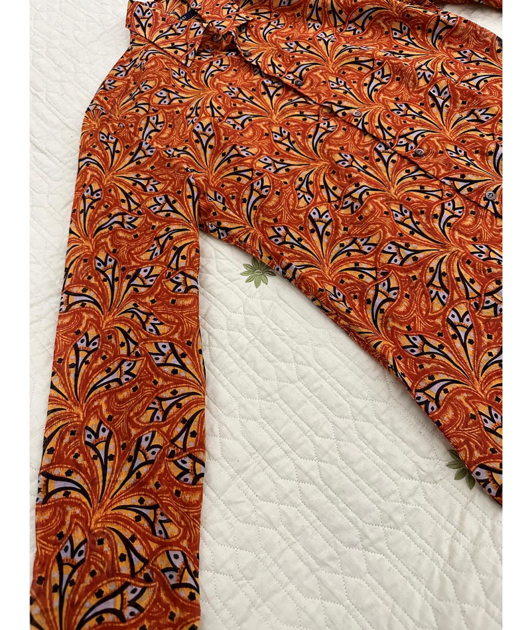 GUCCI Оранжевая хлопковая кэжуал рубашка, фото 5