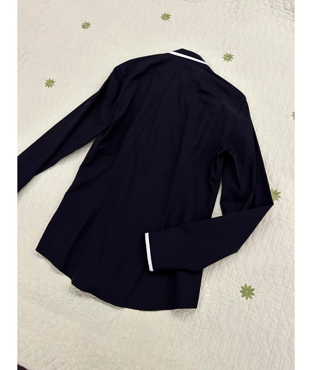 GUCCI Черная хлопковая кэжуал рубашка, фото 5