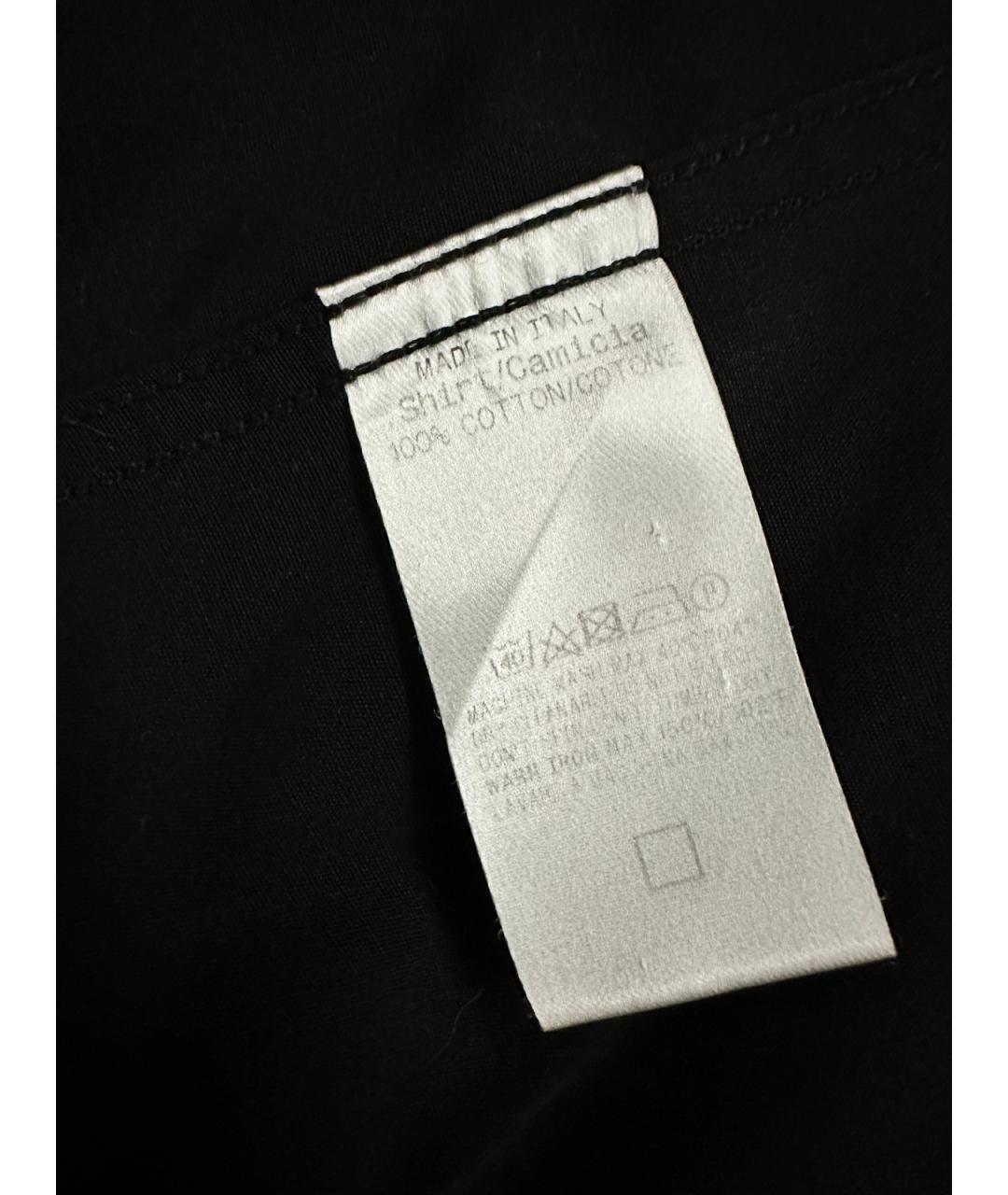 GUCCI Черная хлопковая кэжуал рубашка, фото 8