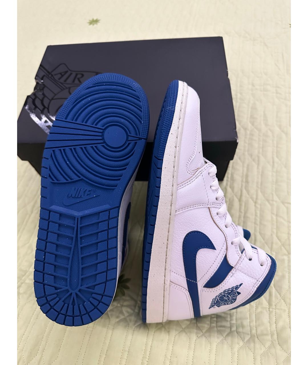 JORDAN Белые высокие кроссовки / кеды, фото 3