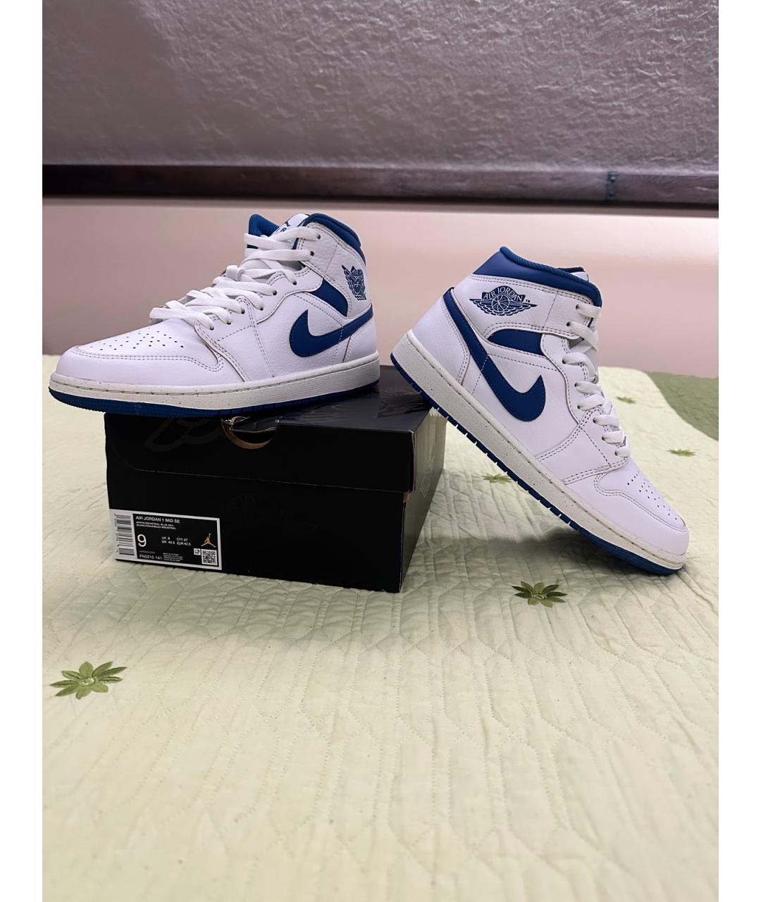 JORDAN Белые высокие кроссовки / кеды, фото 6