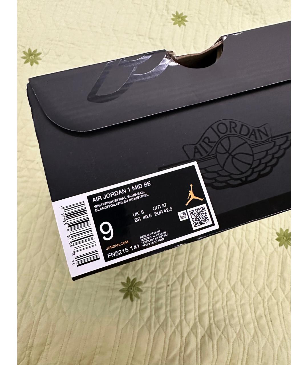 JORDAN Белые высокие кроссовки / кеды, фото 7