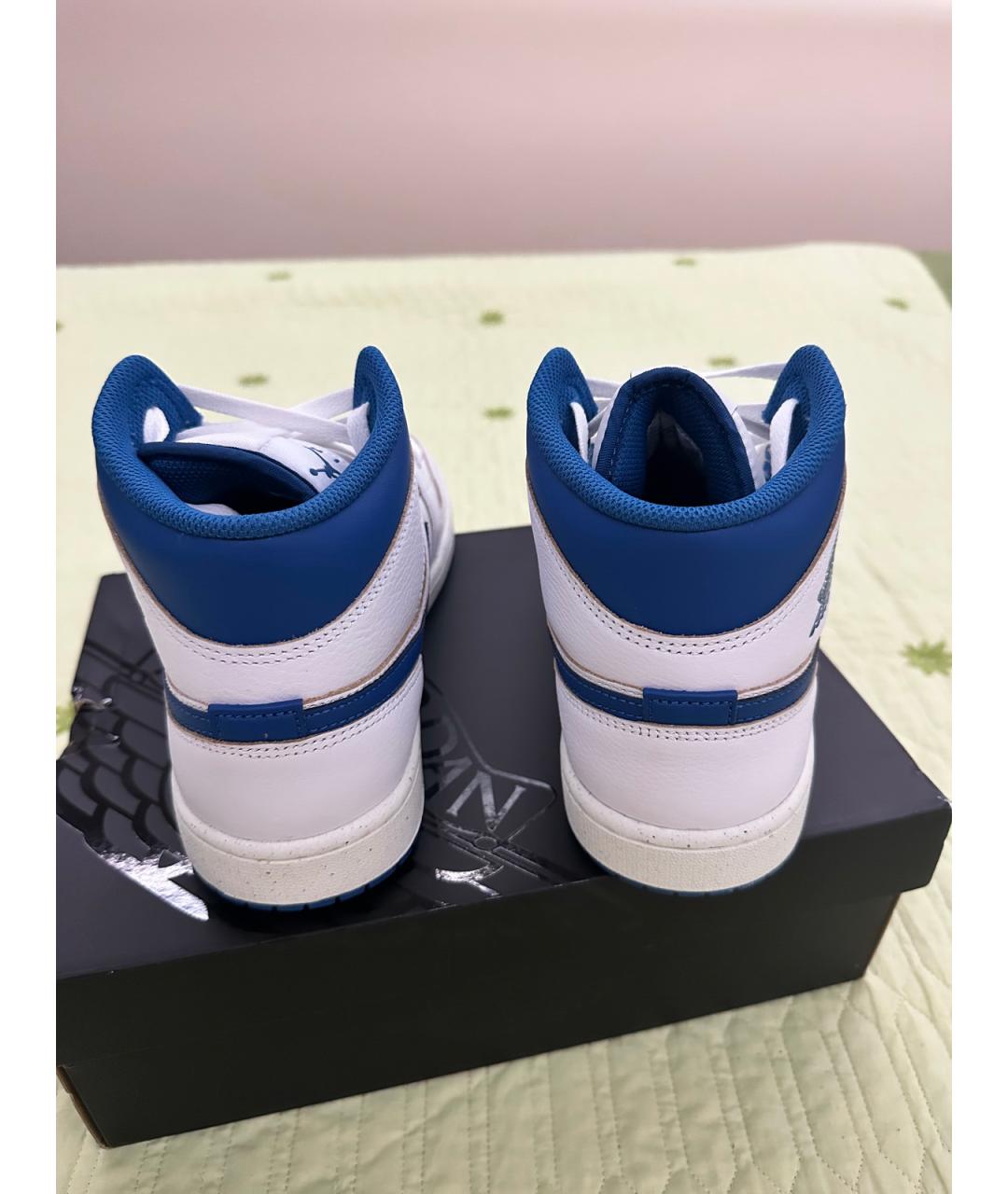 JORDAN Белые высокие кроссовки / кеды, фото 4