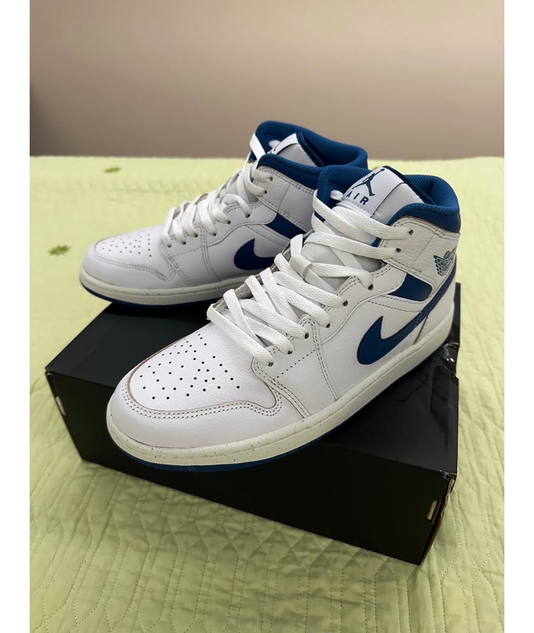 JORDAN Белые высокие кроссовки / кеды, фото 5