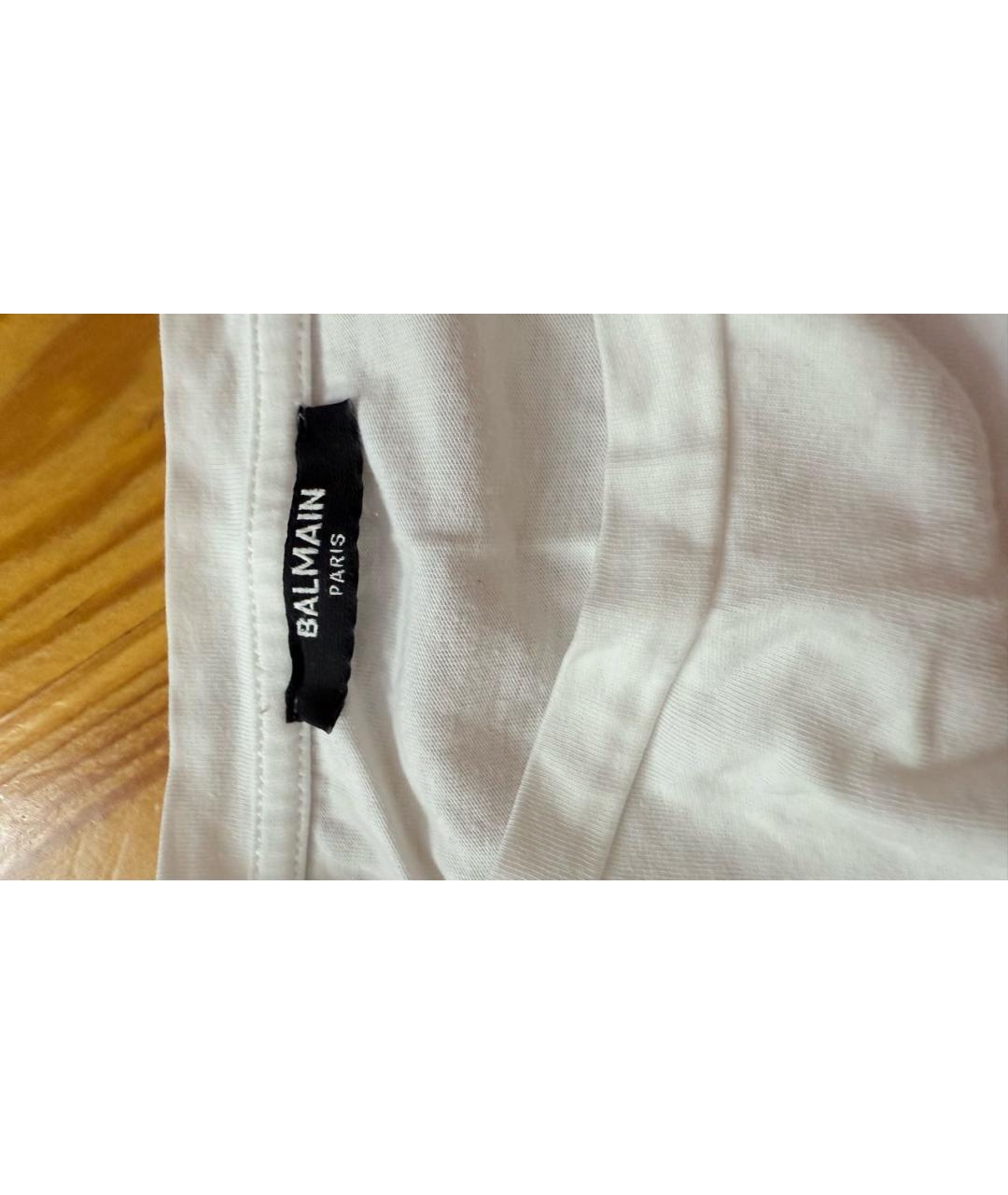 BALMAIN Белая хлопковая рубашка/блузка, фото 3