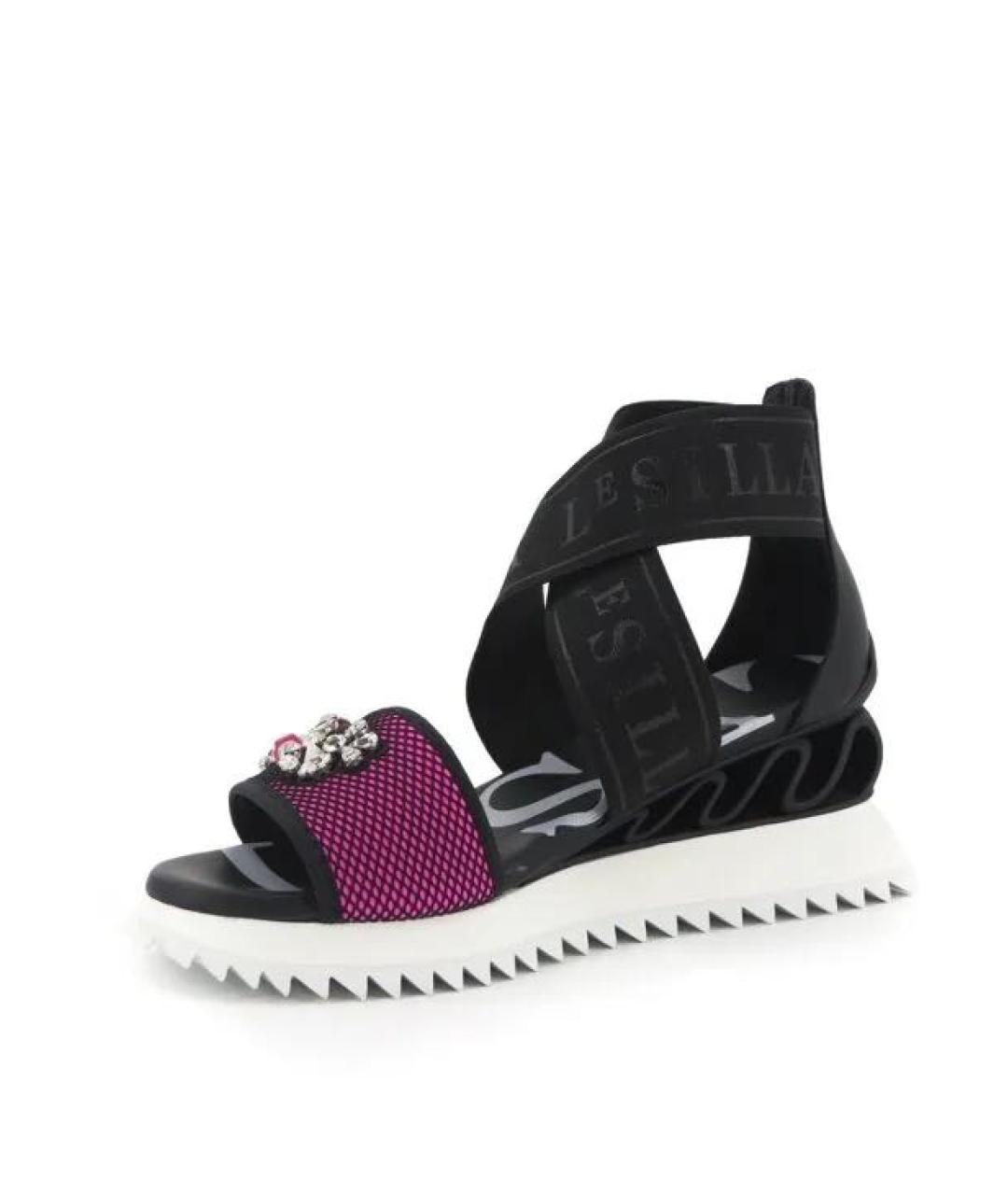 LE SILLA Черные кожаные босоножки, фото 3