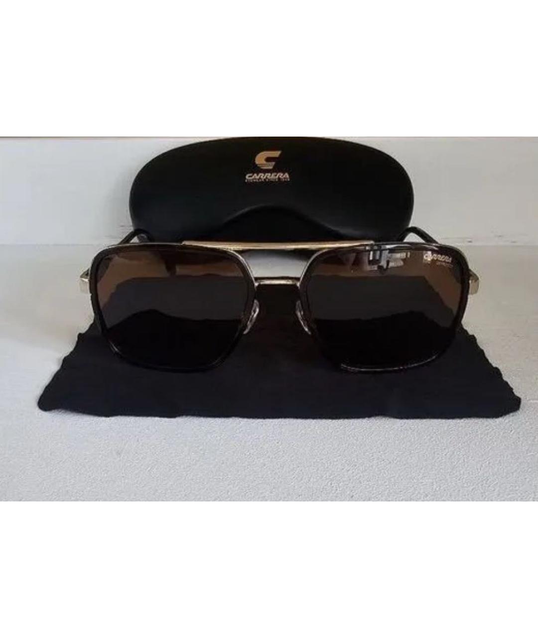 CARRERA Y CARRERA Коричневые металлические солнцезащитные очки, фото 3