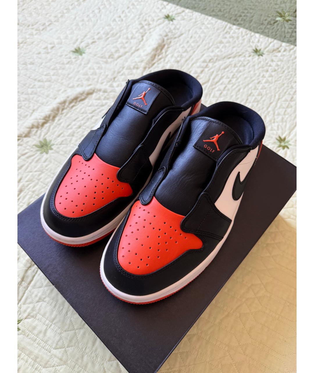 JORDAN Мульти кожаные низкие кроссовки / кеды, фото 3