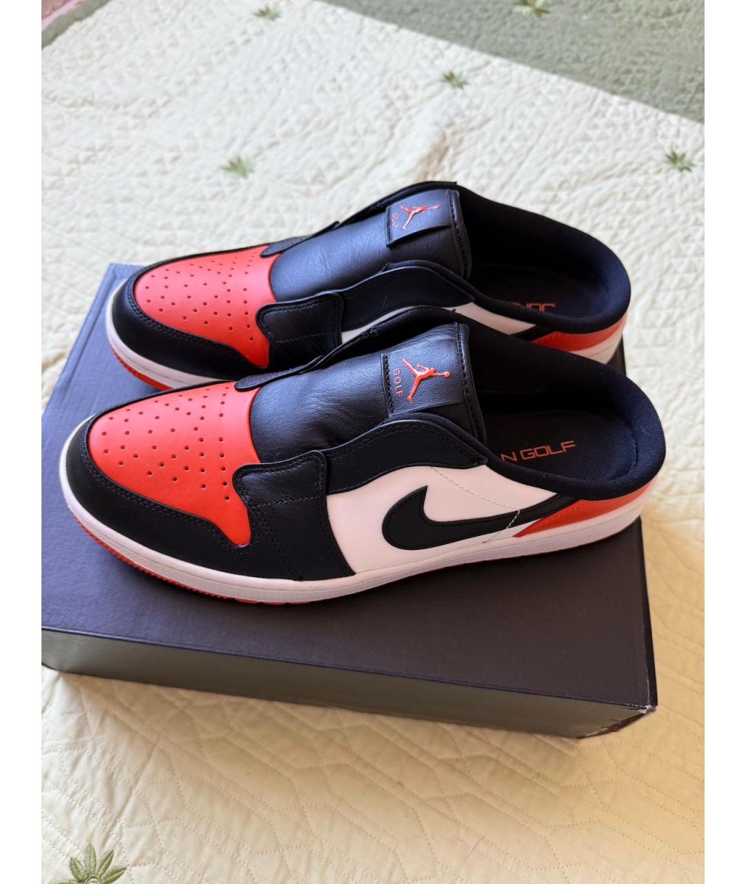 JORDAN Мульти кожаные низкие кроссовки / кеды, фото 2