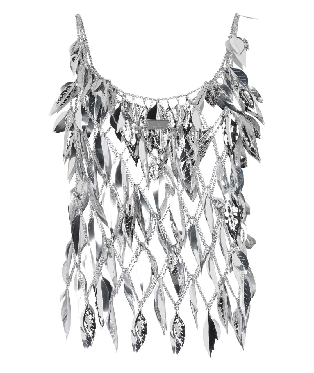 PACO RABANNE Серебряная блузы, фото 2
