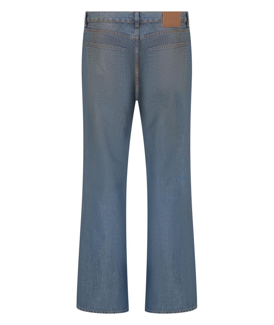 OUR LEGACY Синие хлопковые прямые джинсы, фото 2