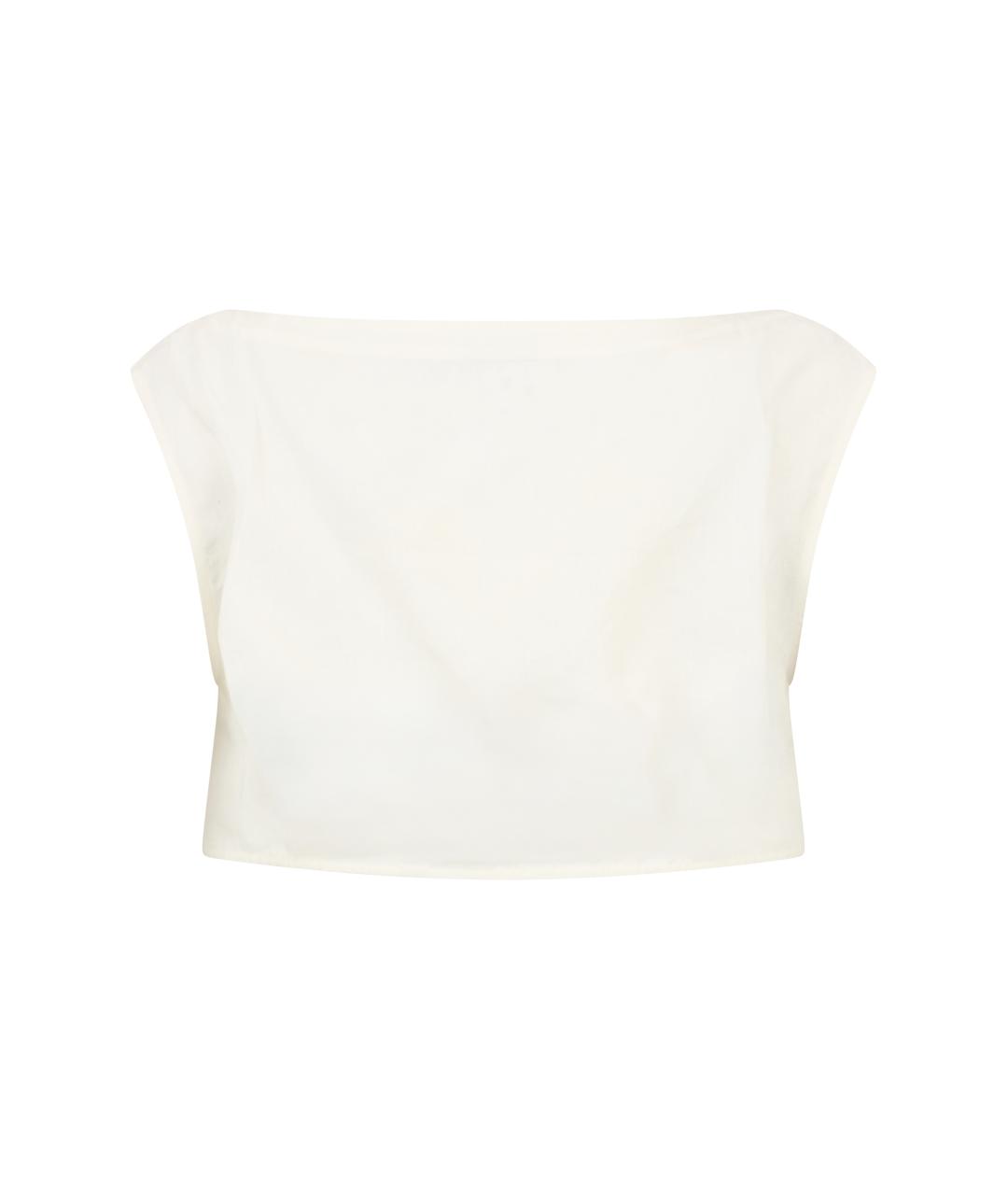 LE KASHA Белая хлопковая майка, фото 2