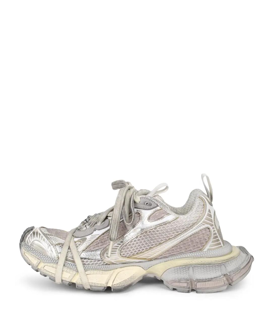 BALENCIAGA Бежевые синтетические кроссовки, фото 3