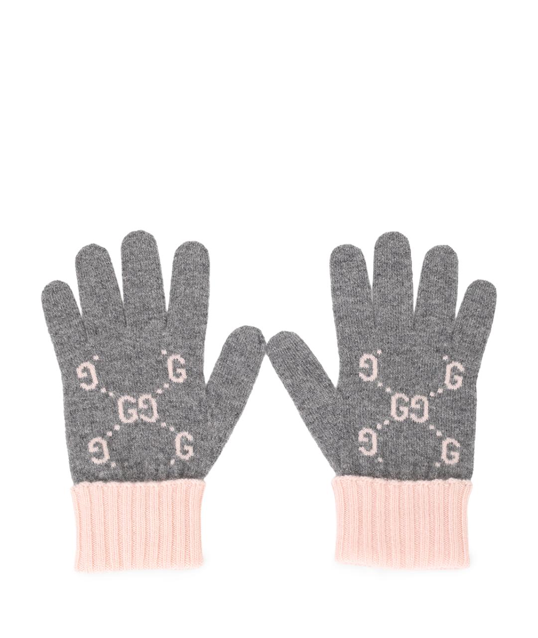 GUCCI Мульти кашемировые перчатки, фото 1