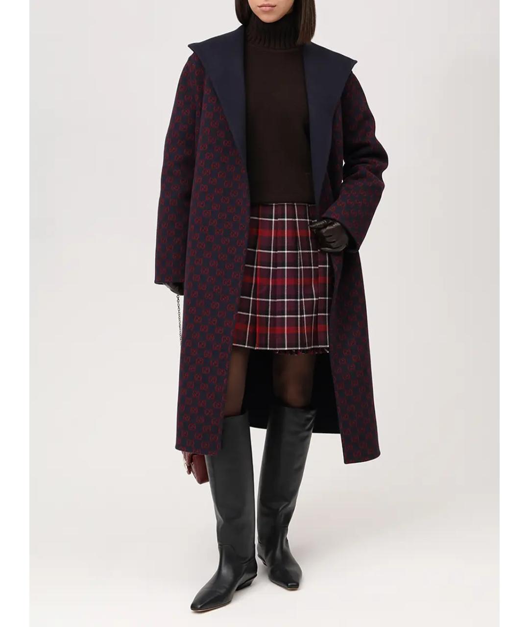 GUCCI Синее пальто, фото 2