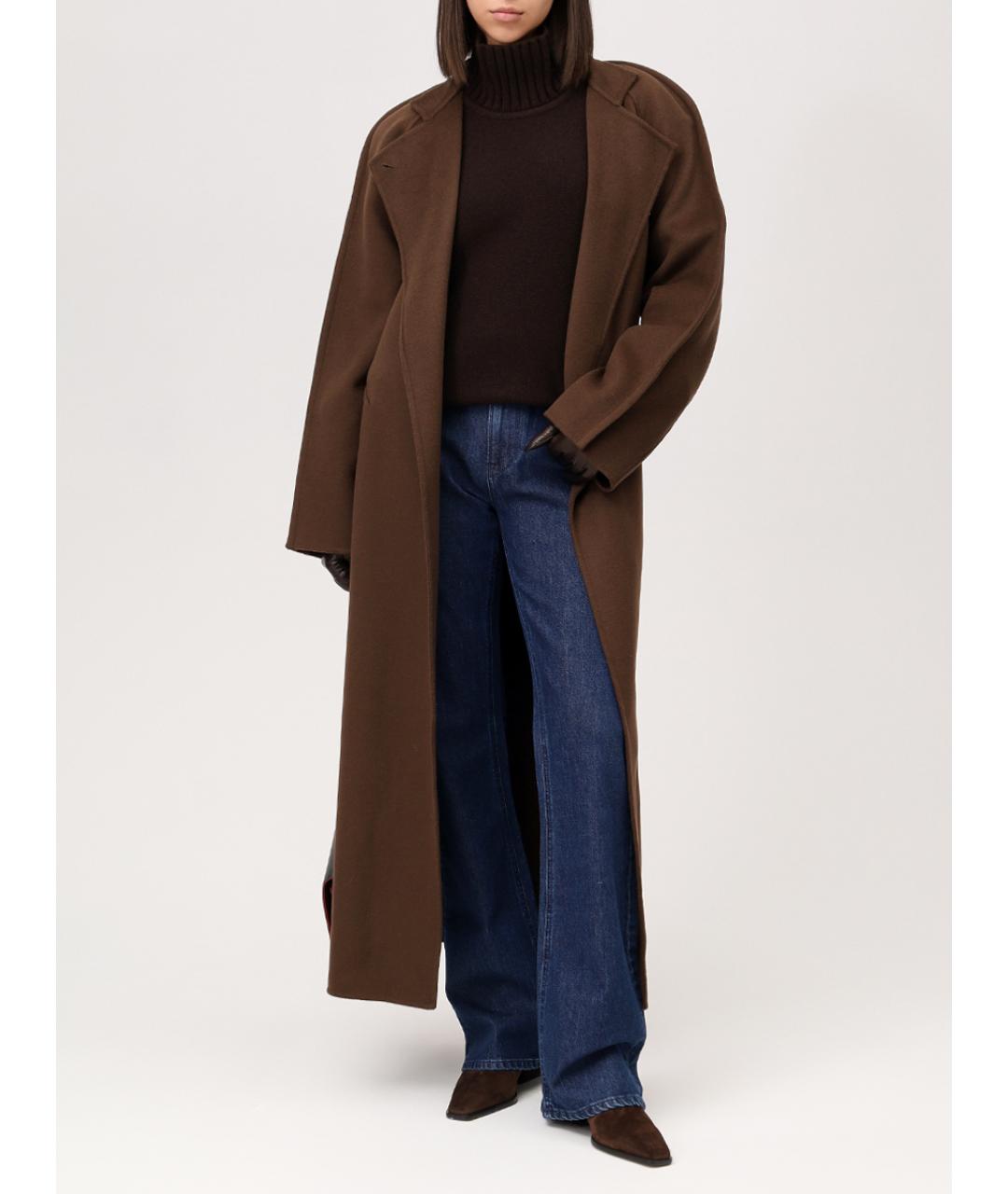 GUCCI Коричневый шерстяной джемпер / свитер, фото 2