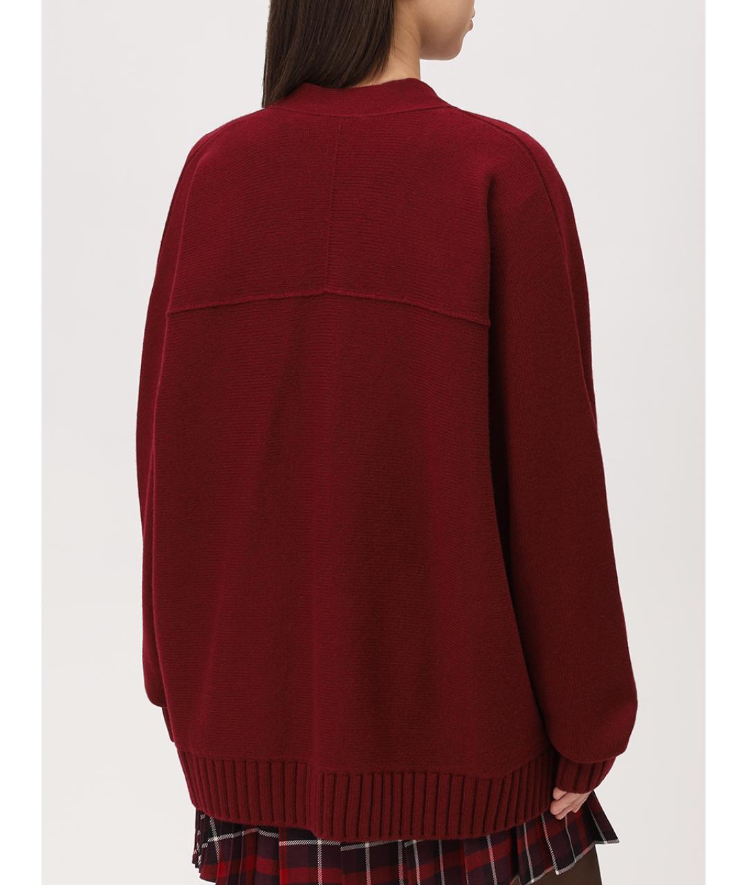 GUCCI Бордовый кардиган, фото 3