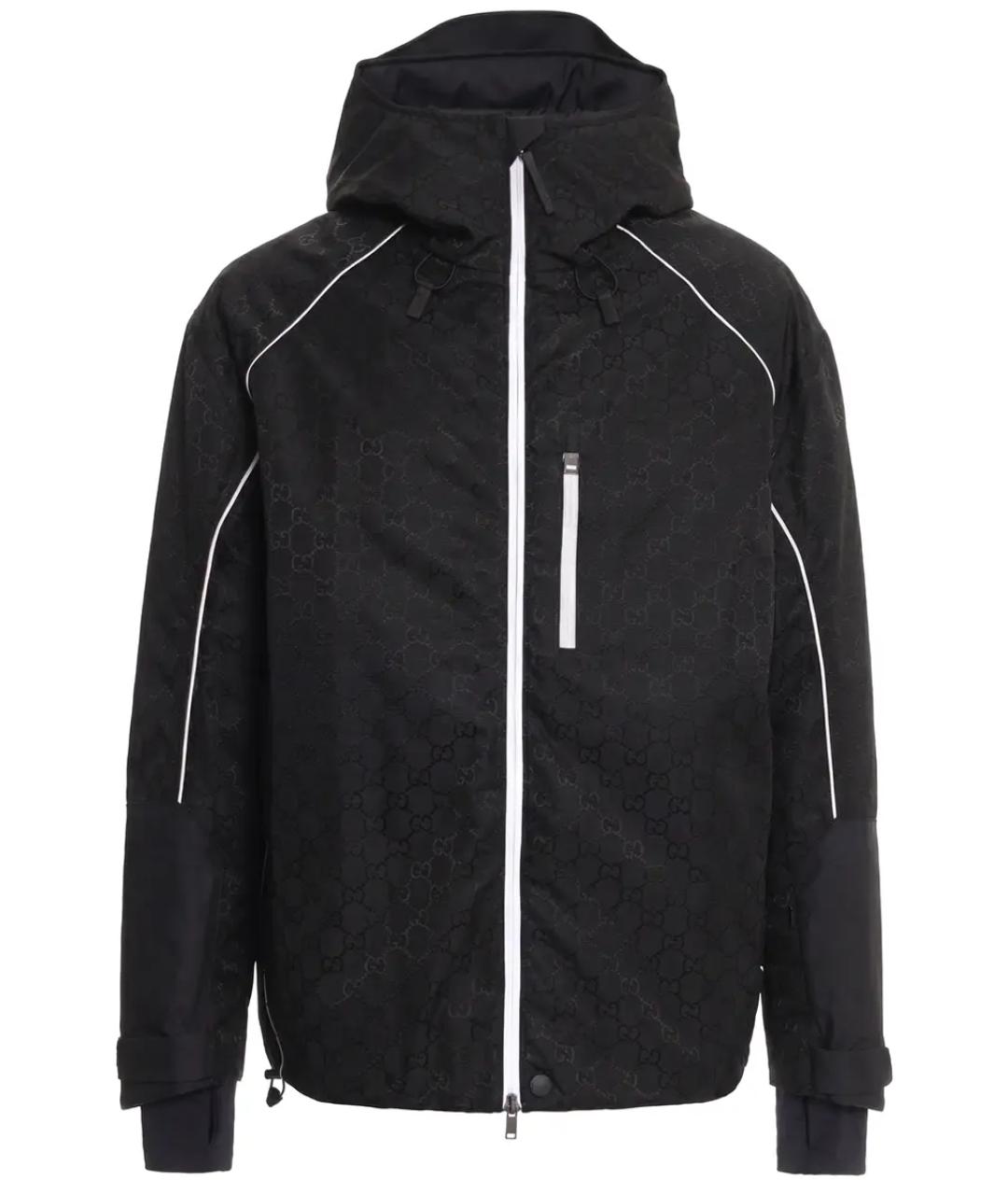 GUCCI Черная синтетическая спортивная куртка, фото 1