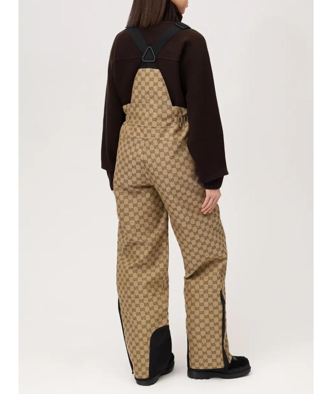 GUCCI Бежевые спортивные брюки и шорты, фото 3