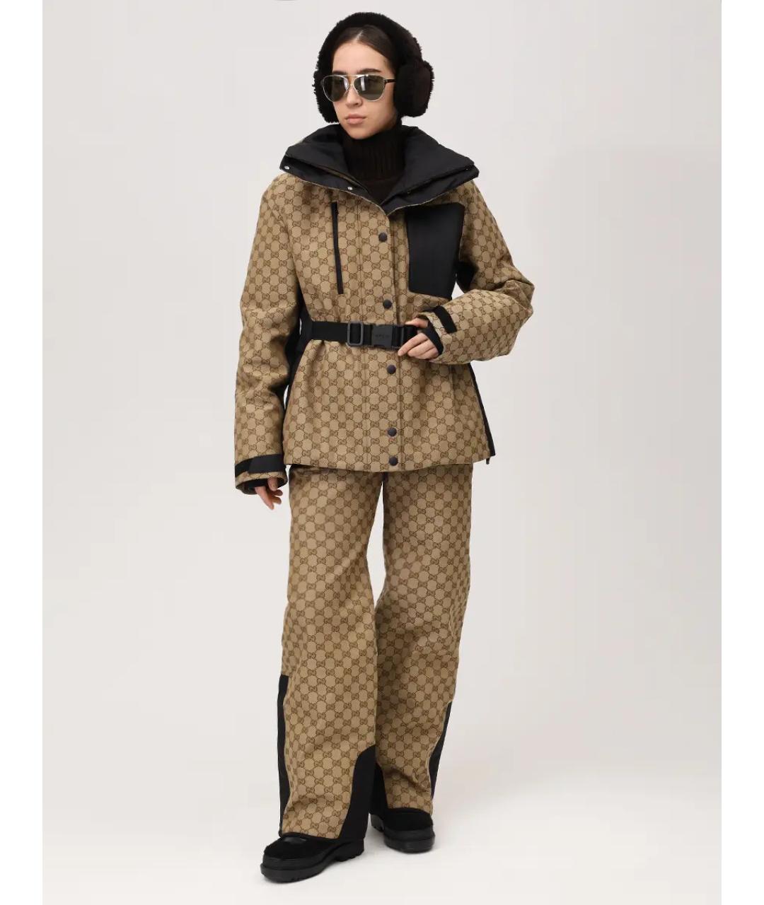 GUCCI Бежевые спортивные брюки и шорты, фото 2