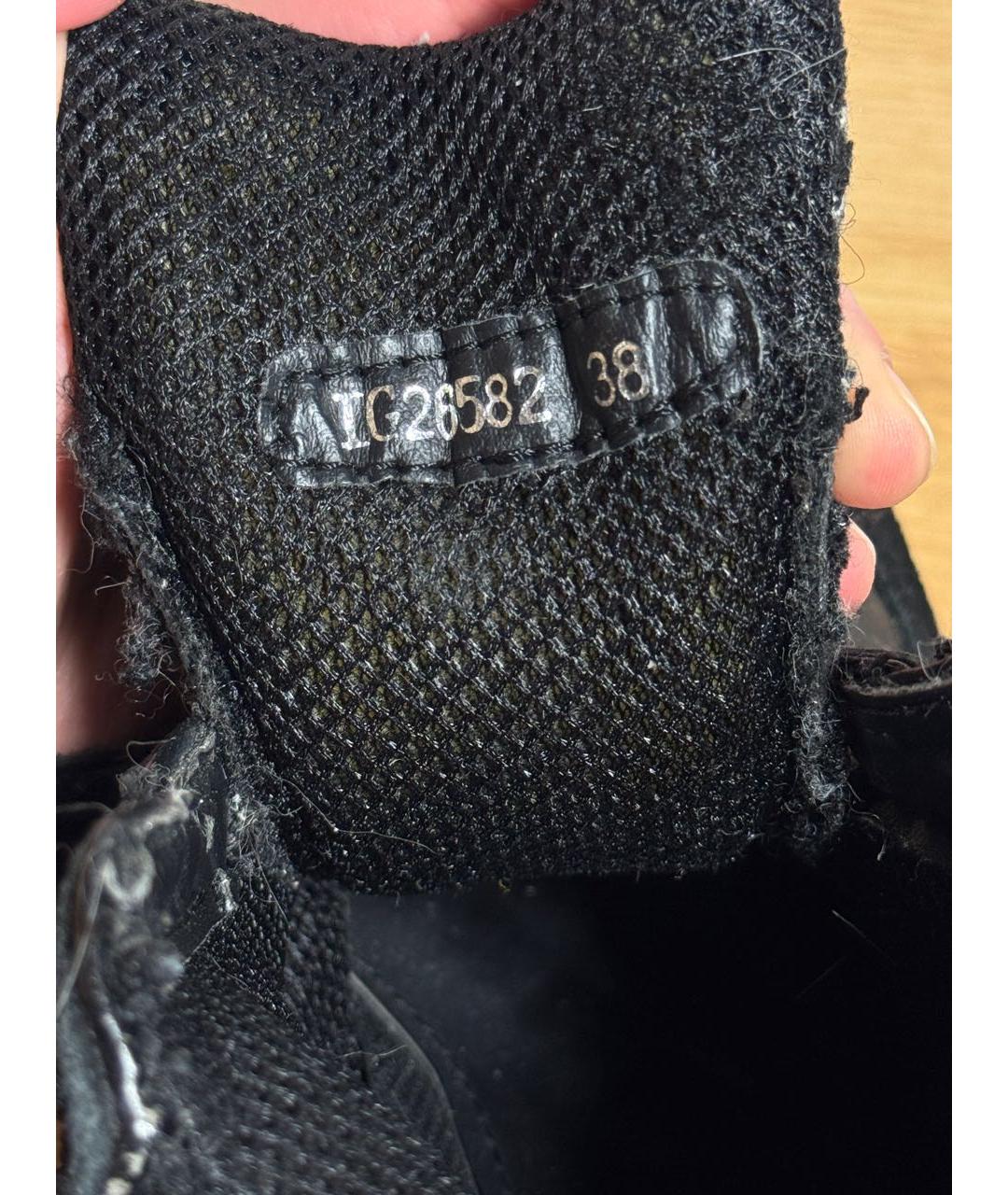 CHANEL Черные замшевые кроссовки, фото 3