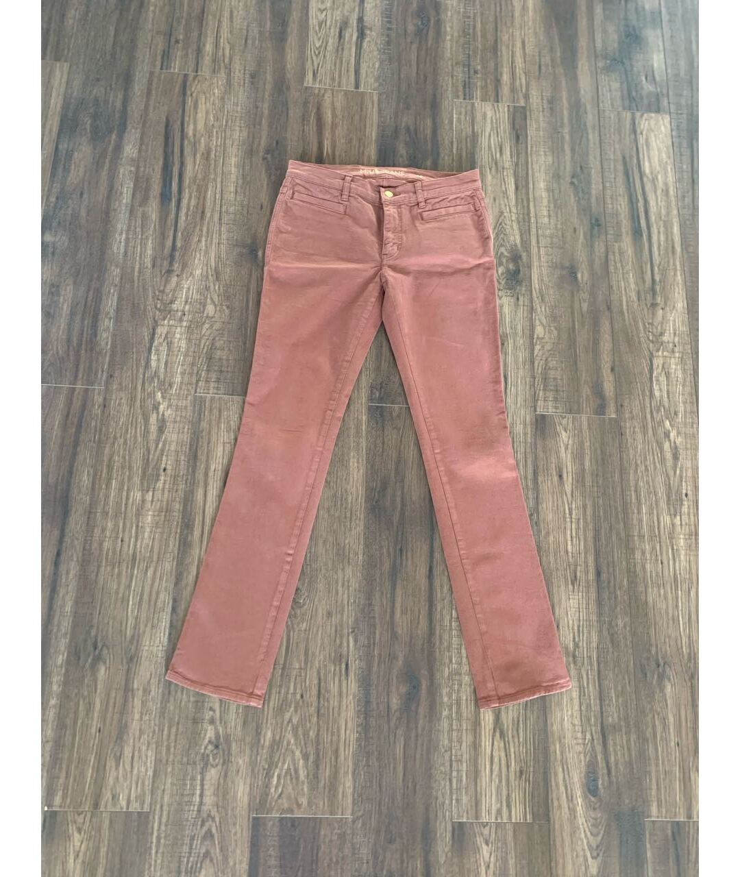 MIH JEANS Хлопко-эластановые прямые джинсы, фото 6