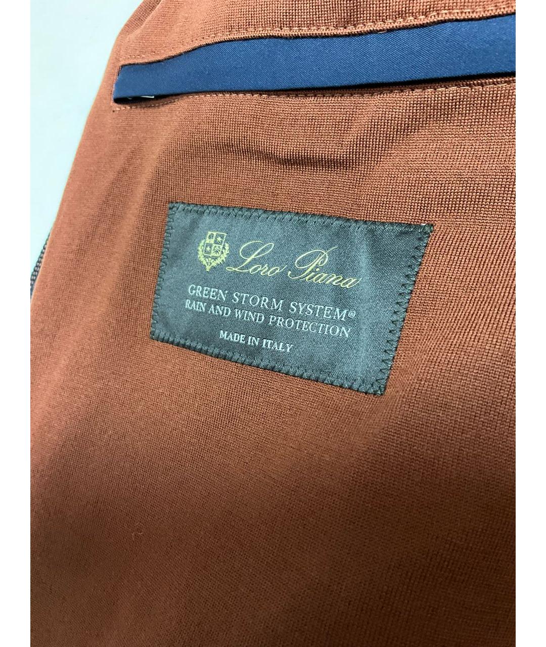 LORO PIANA Синий шерстяной жилет, фото 4