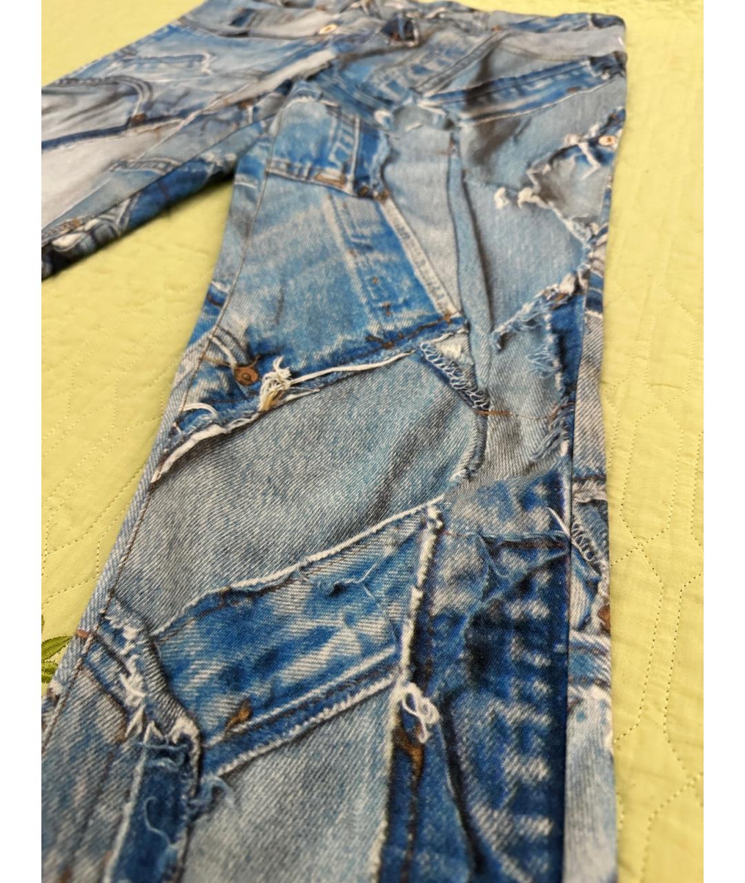 MOSCHINO Мульти хлопковые джинсы, фото 7