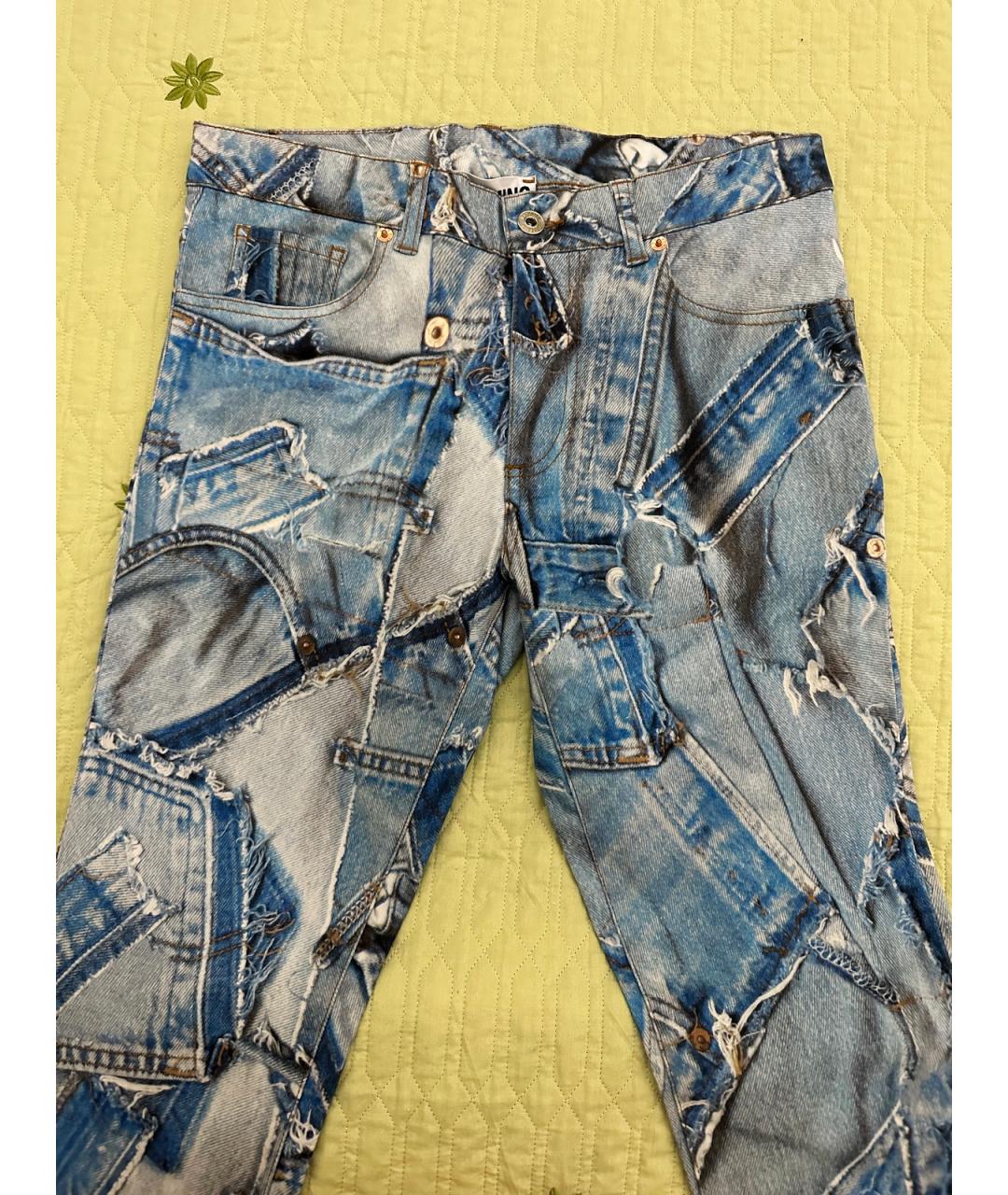 MOSCHINO Мульти хлопковые джинсы, фото 2