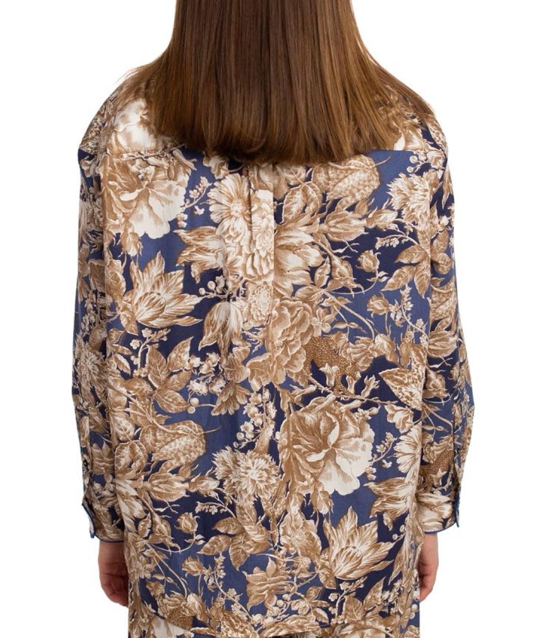 WEEKEND MAX MARA Бежевая хлопковая рубашка, фото 3