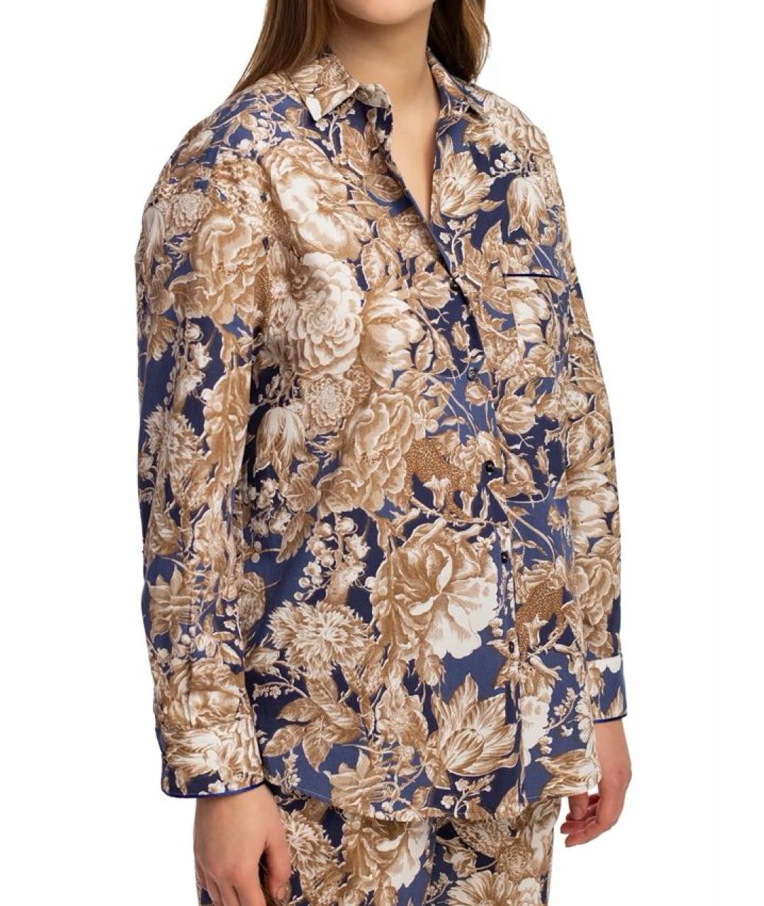 WEEKEND MAX MARA Бежевая хлопковая рубашка, фото 2