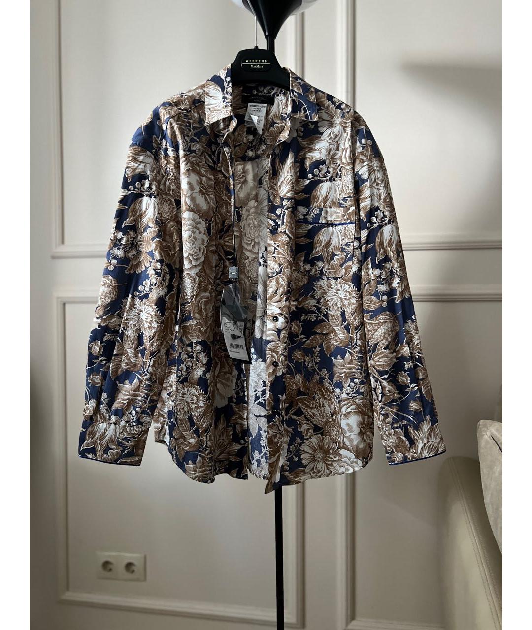 WEEKEND MAX MARA Бежевая хлопковая рубашка, фото 4