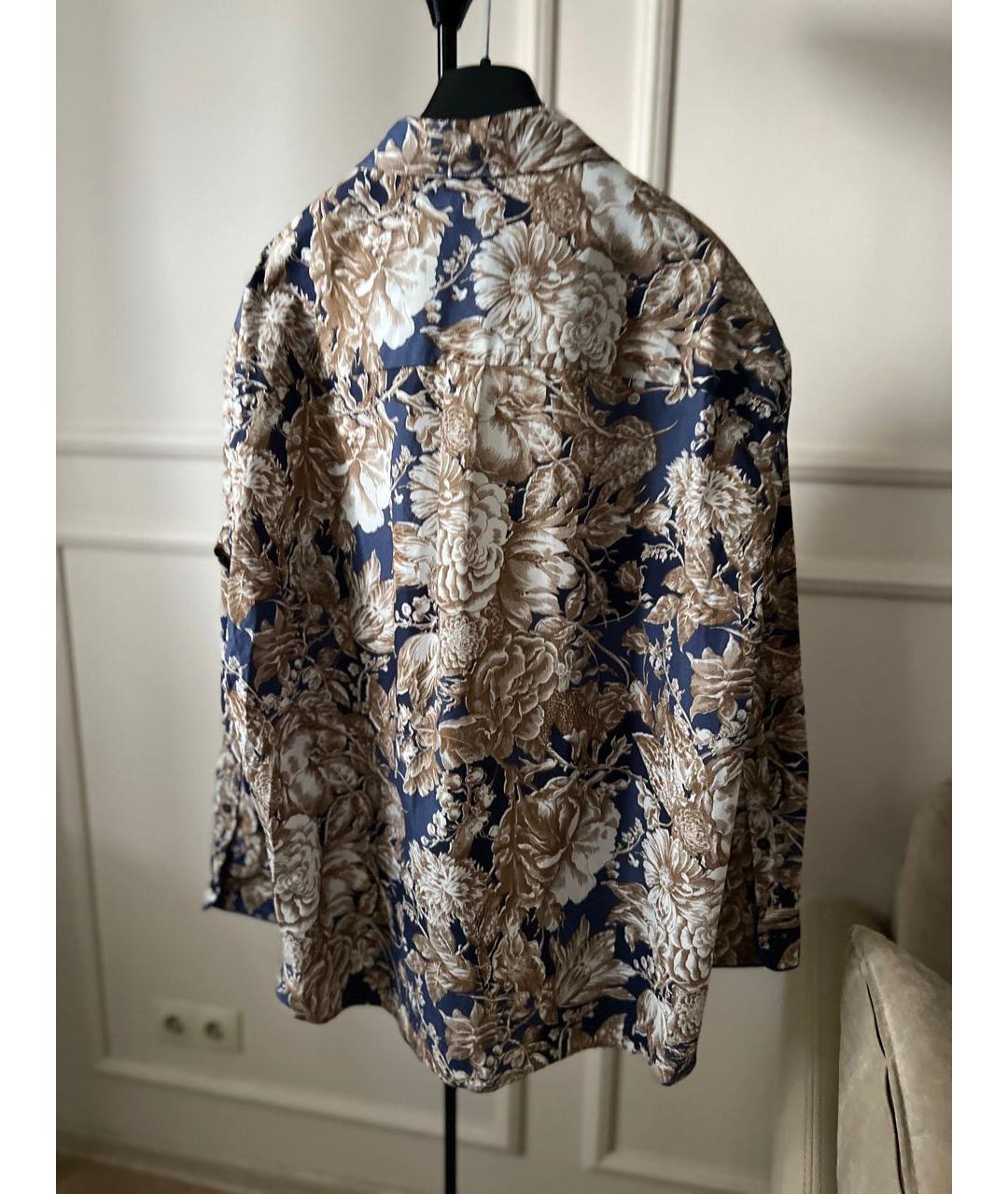 WEEKEND MAX MARA Бежевая хлопковая рубашка, фото 5