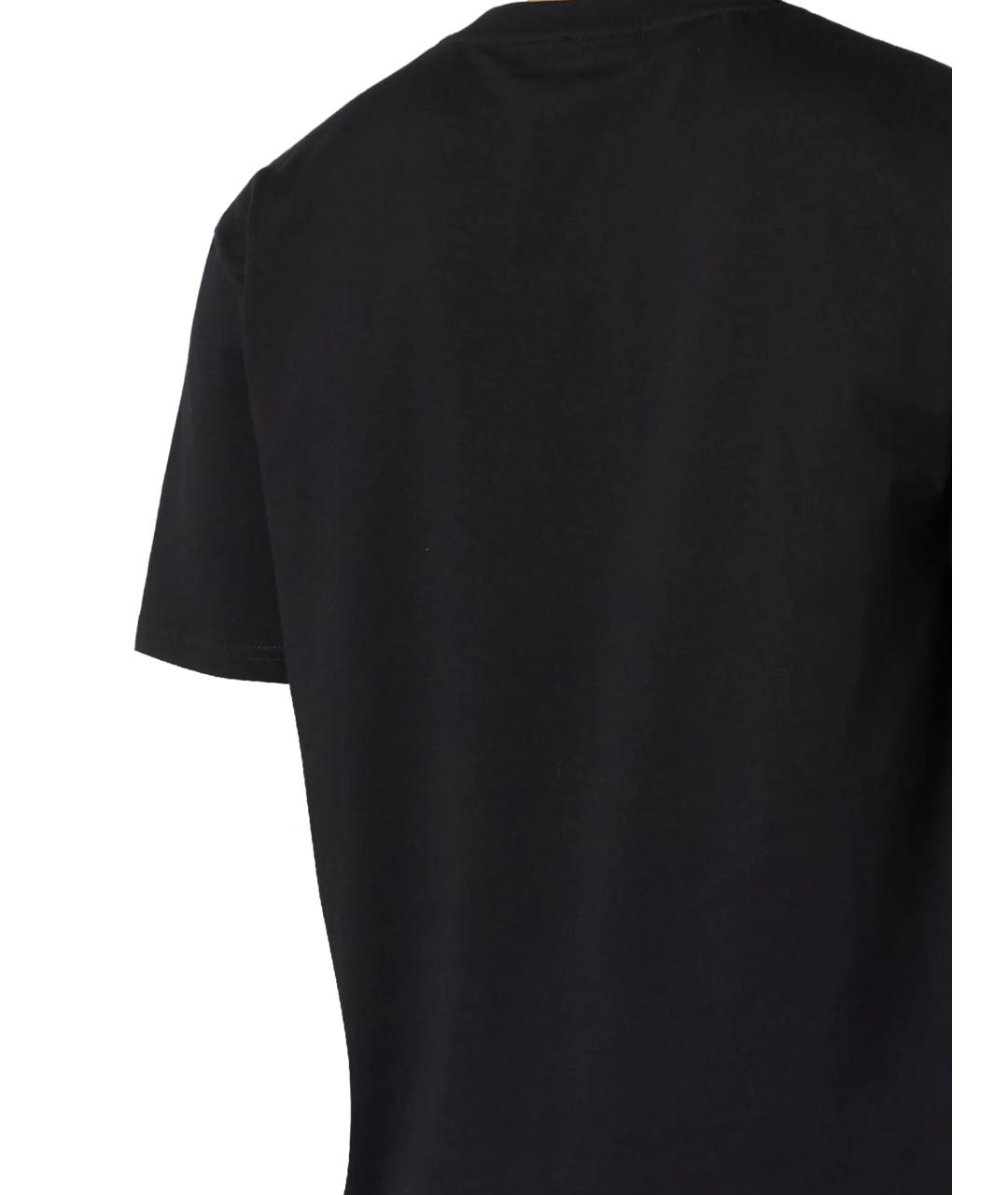 PHILIPP PLEIN Черная хлопковая футболка, фото 3
