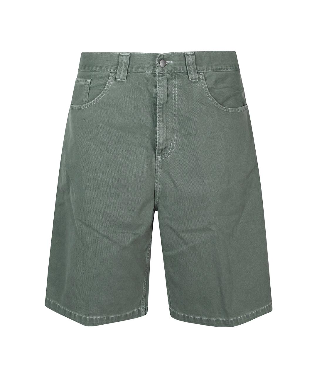 CARHARTT WIP Зеленые хлопковые шорты, фото 1