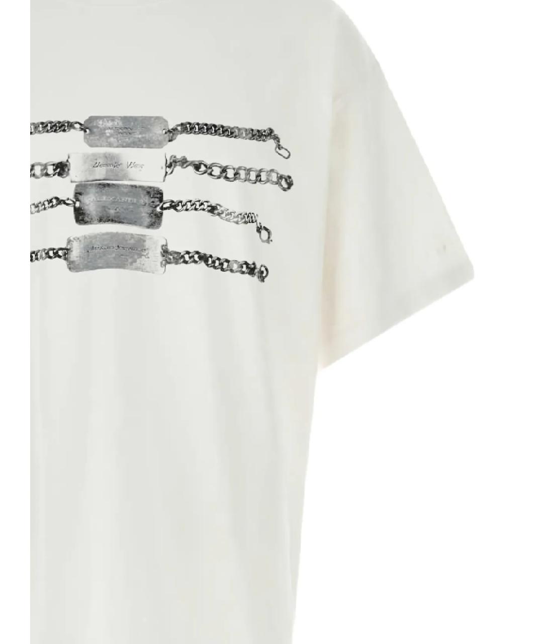 ALEXANDER WANG Белая хлопковая футболка, фото 2
