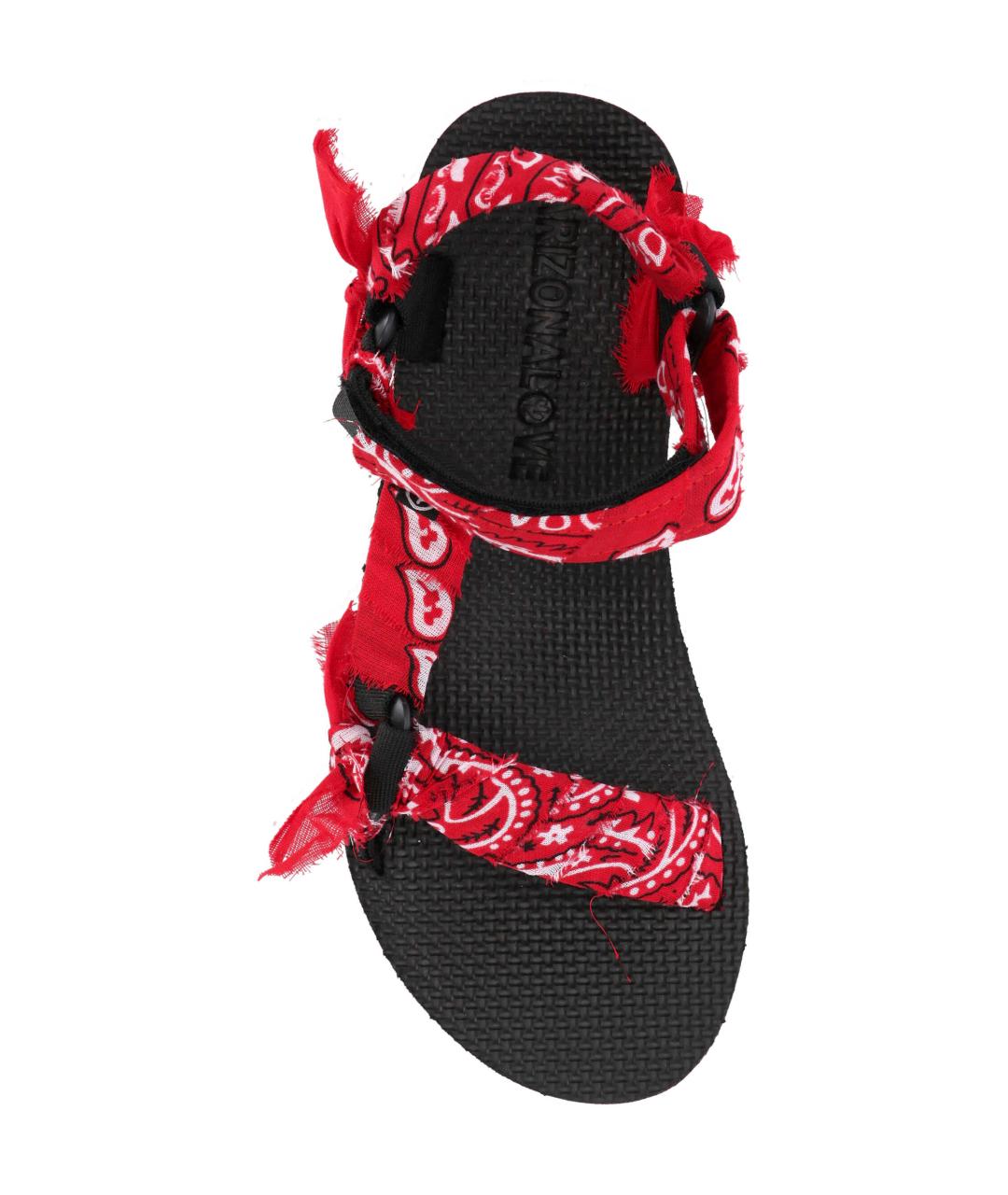 ARIZONA LOVE Красные текстильные сандалии, фото 4