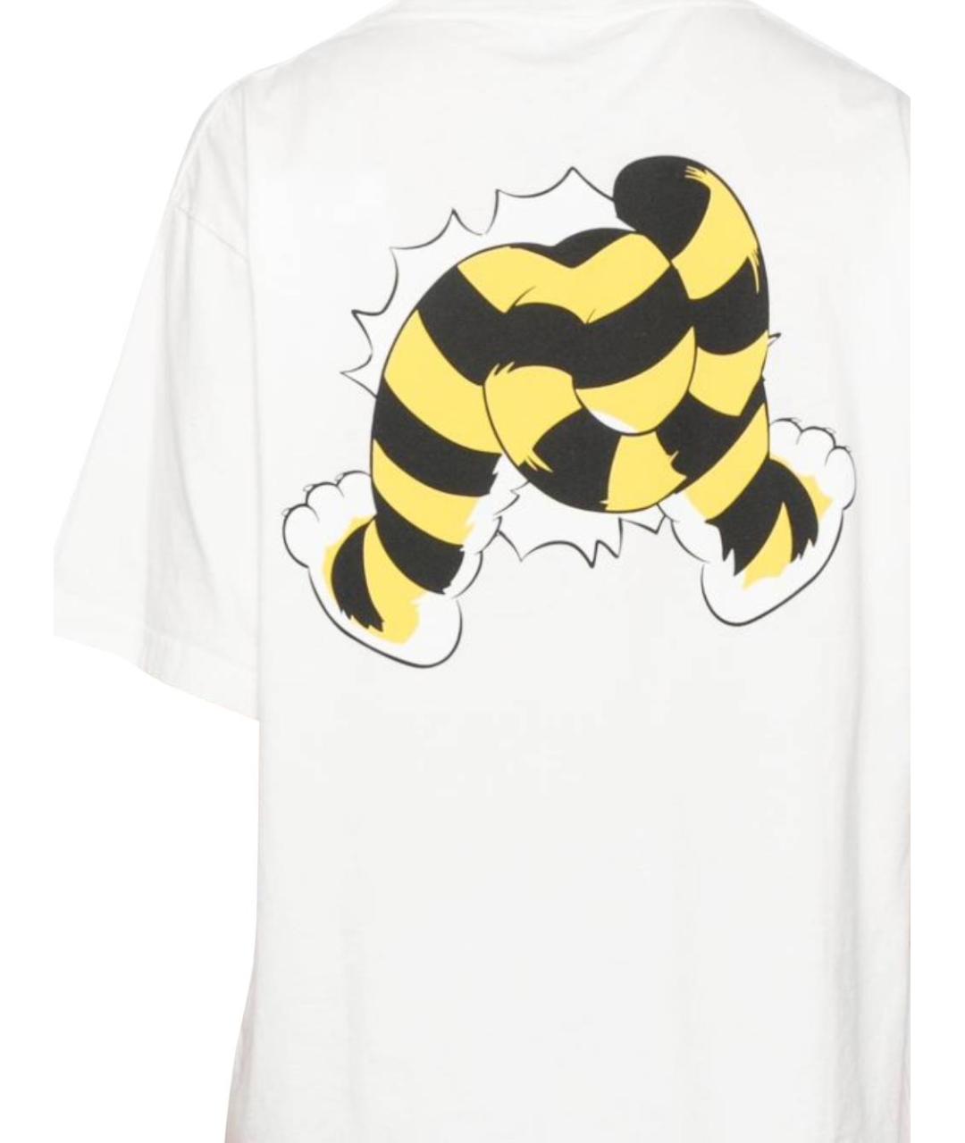 KENZO Белая хлопковая футболка, фото 3