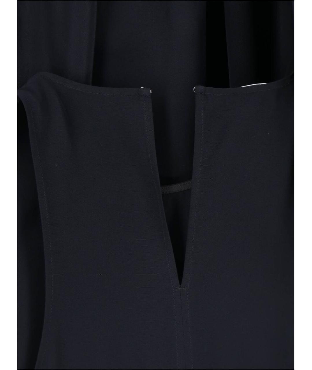 FILIPPA K Черное вискозное повседневное платье, фото 4