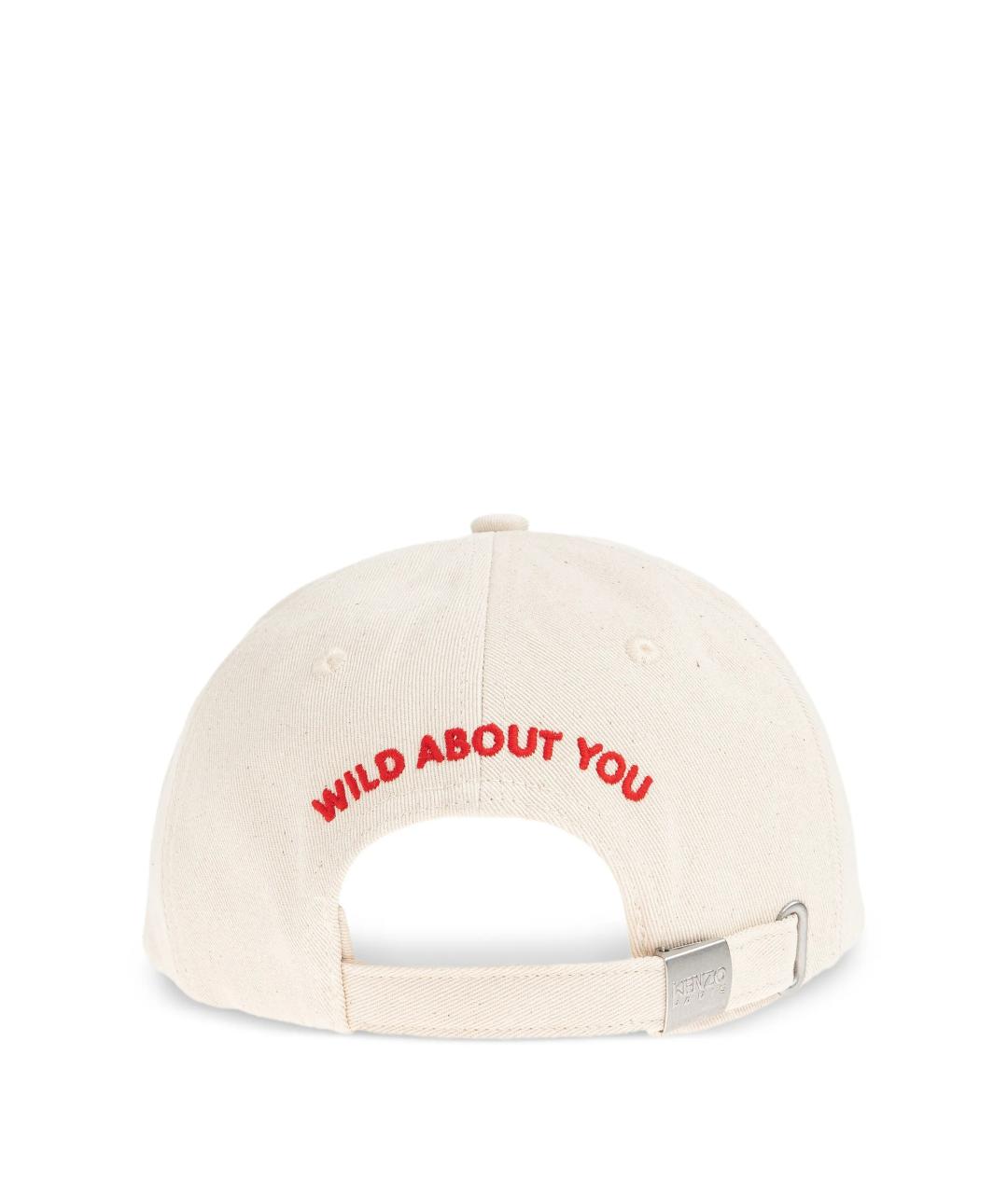 KENZO Бежевая хлопковая кепка/бейсболка, фото 3