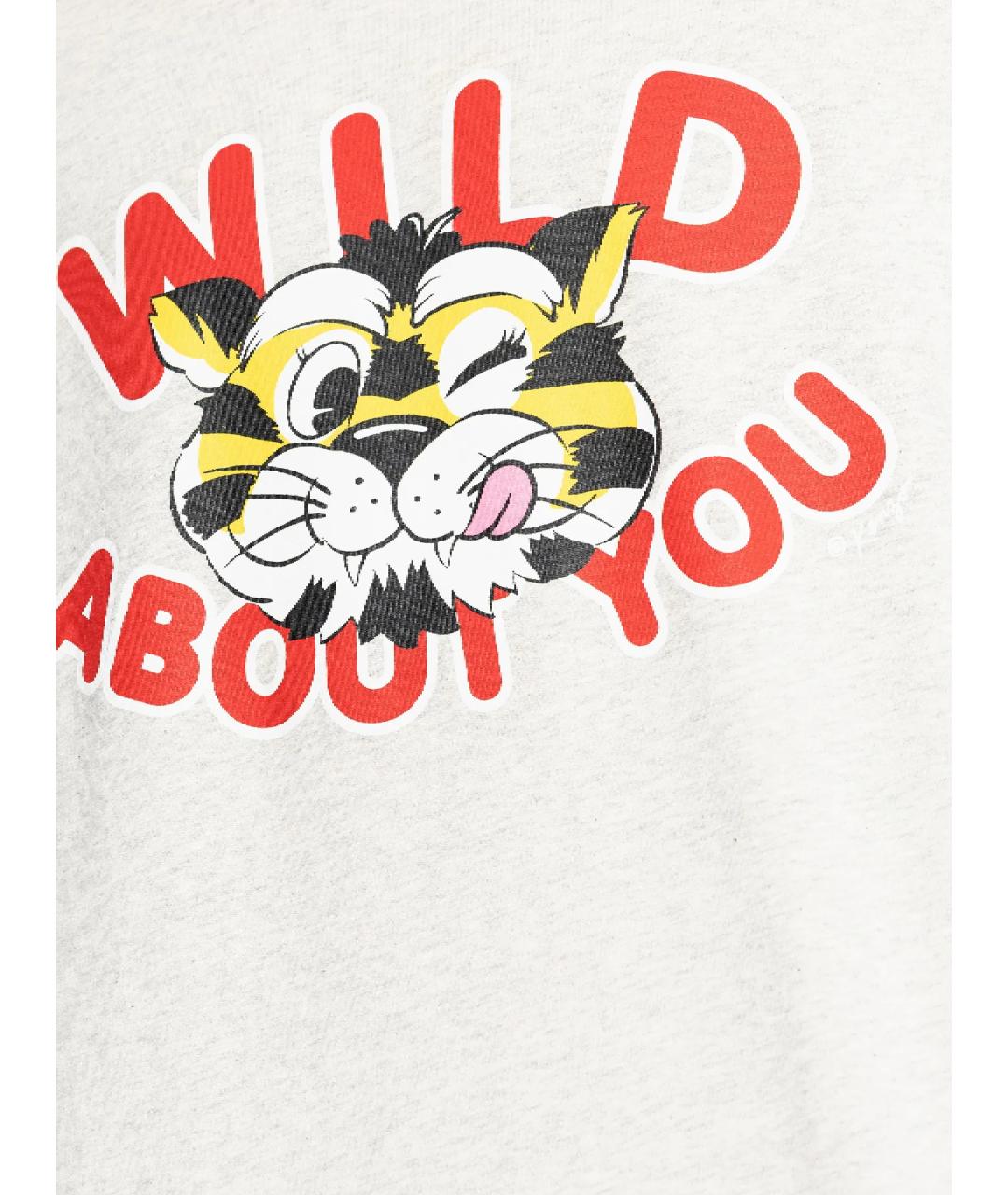 KENZO Серая хлопковая футболка, фото 2