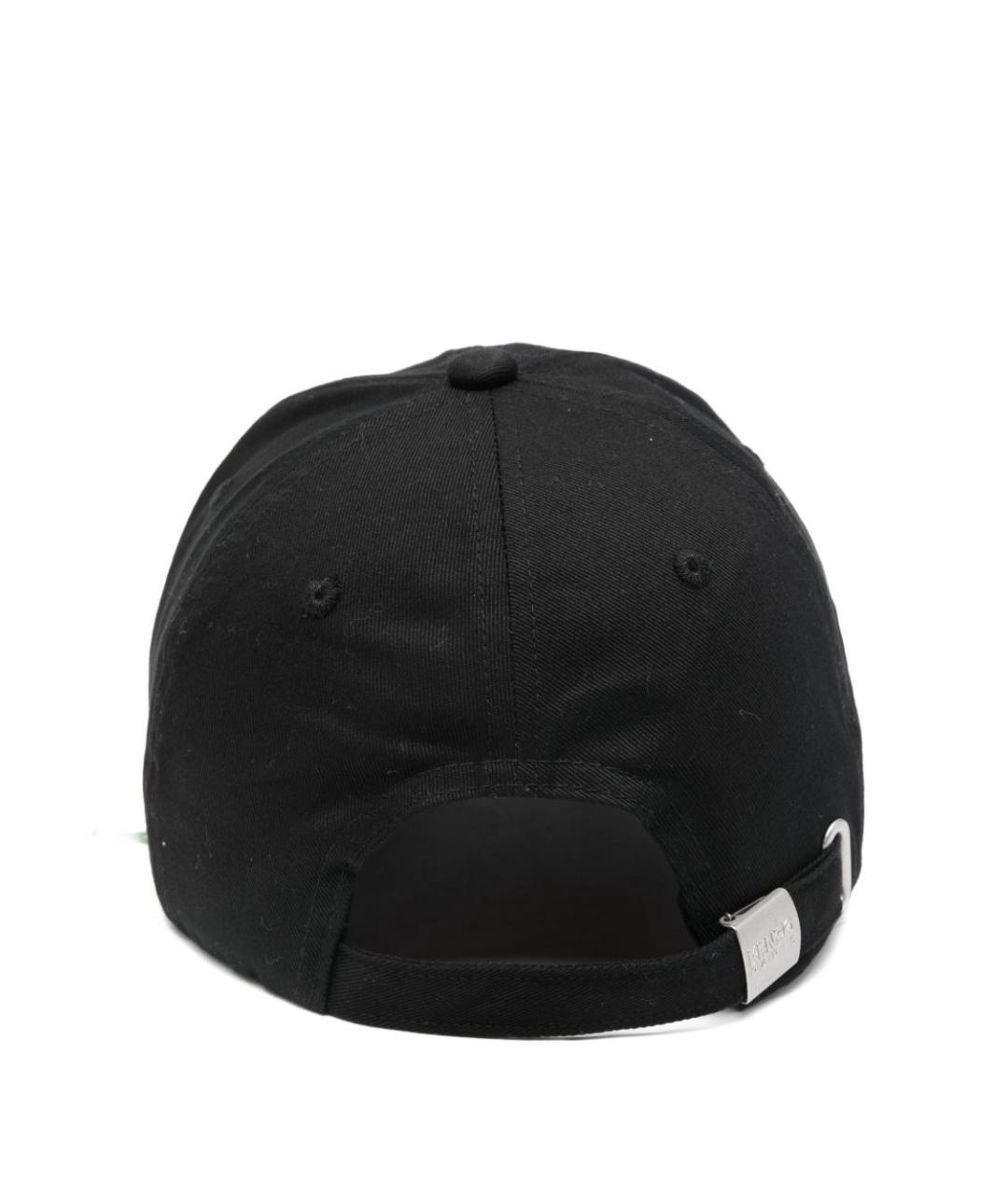 KENZO Черная хлопковая кепка/бейсболка, фото 3