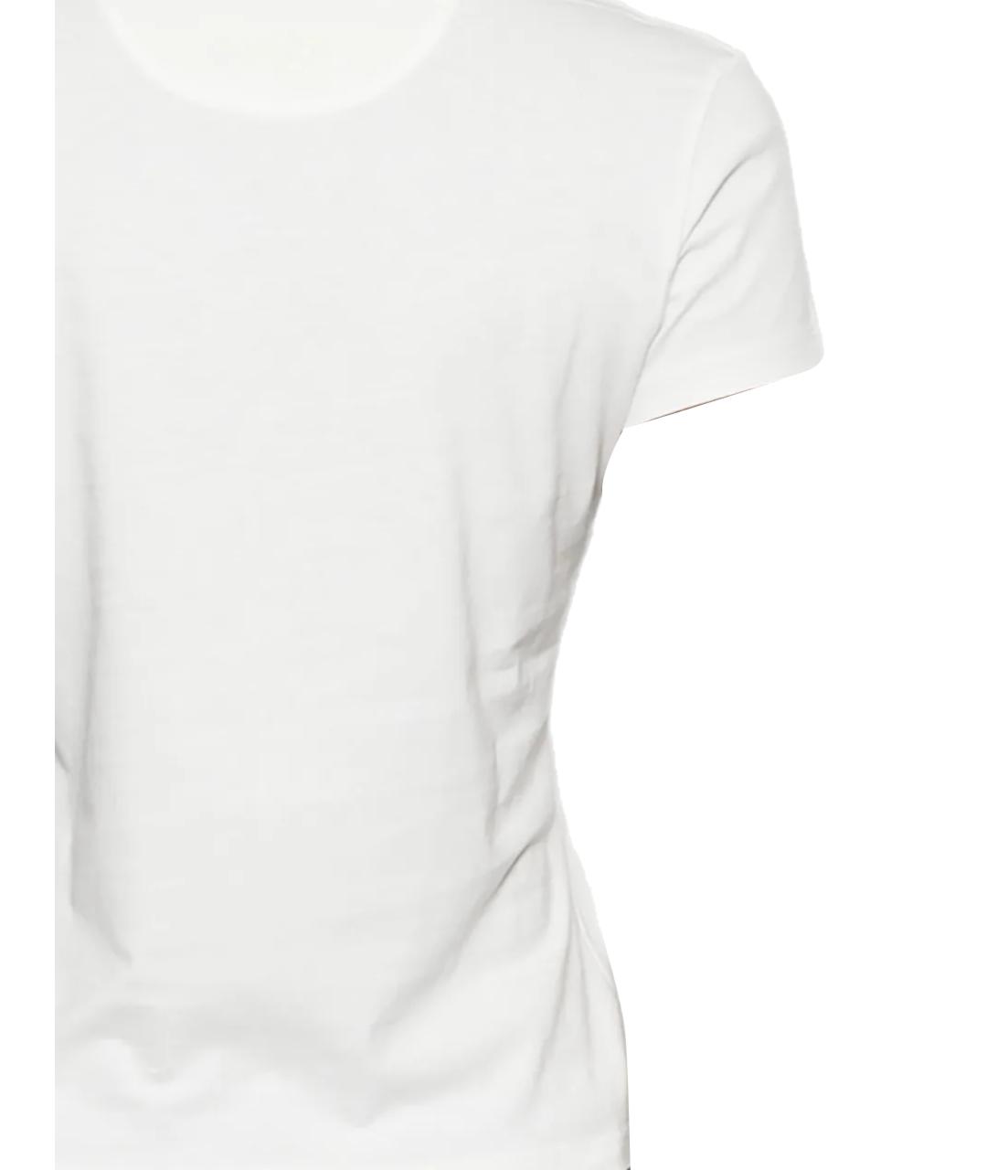 KENZO Белая хлопковая футболка, фото 3