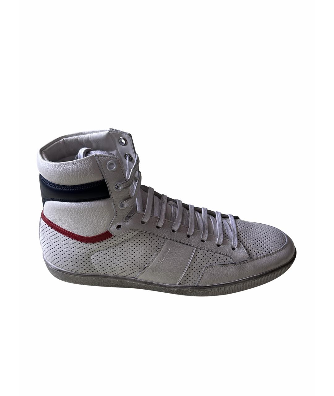 SAINT LAURENT Мульти кожаные высокие кроссовки / кеды, фото 1